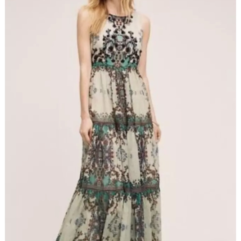 Elegant Bhanuni by Jyoti Madura maxi dress gown, size 4